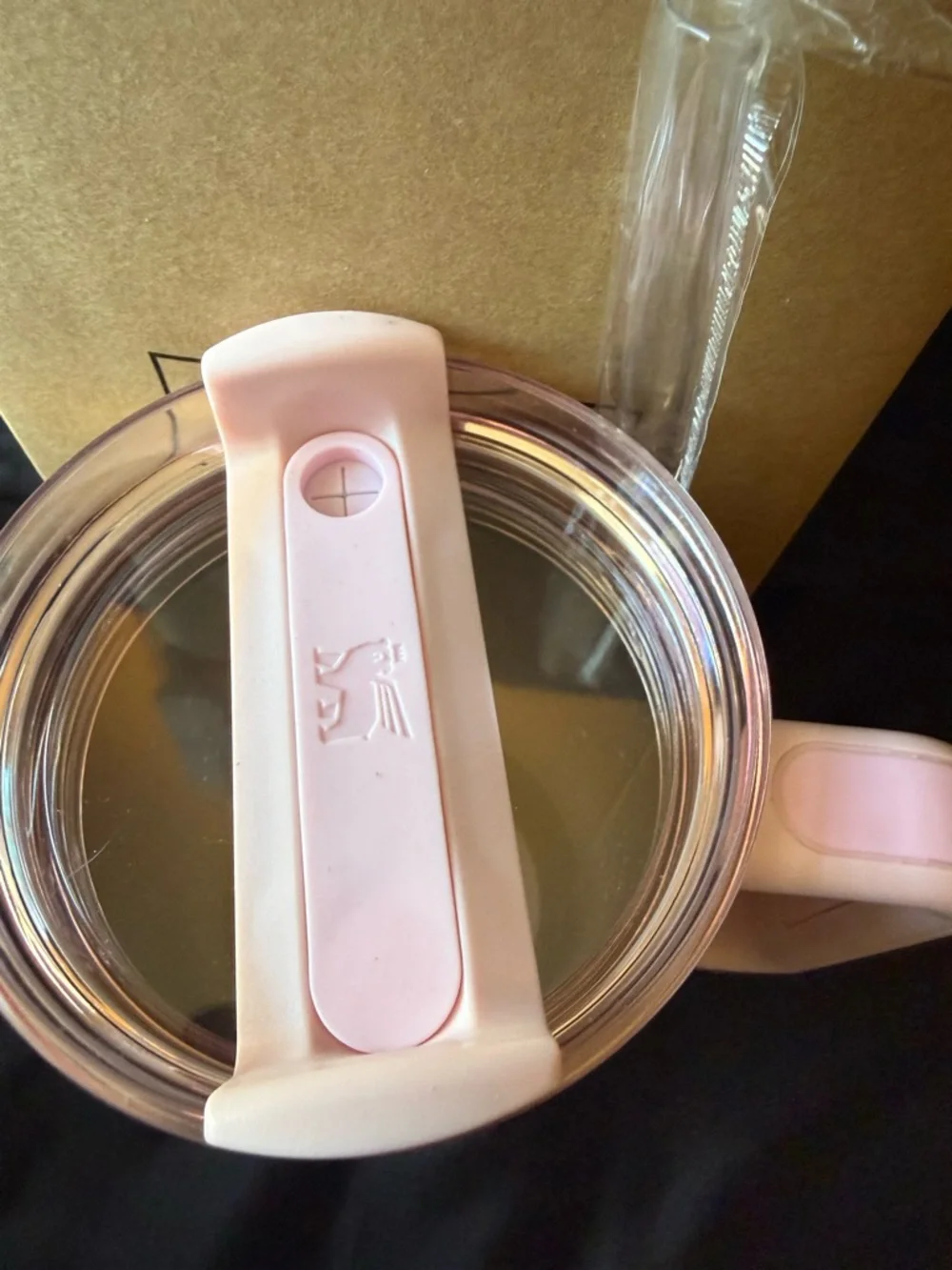 New Stanley 40oz Pink Gold Laser CEngravedC with Straw - Picture 5 of 7